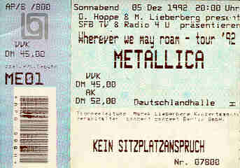 1992 Metallica