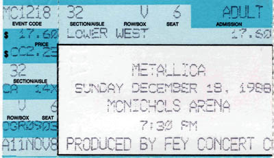 Metallica 88