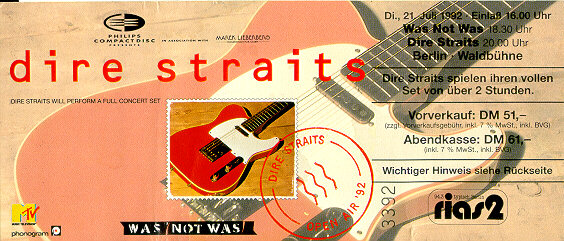 1992 Dire Straits